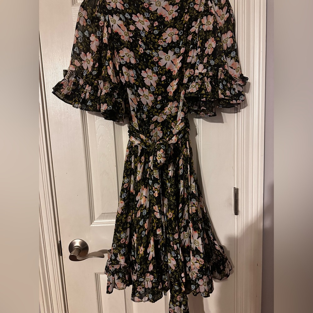 New ByTiMo Black Field Georgette Mini Dress XS. - Picture 3 of 4